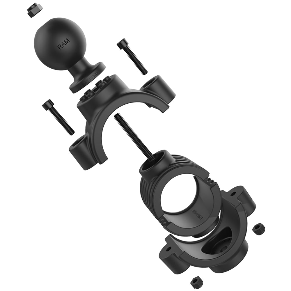 RAM Mount Torque 112 2 Diameter Rail Base with 15 PinLock Ball RAM351415152U