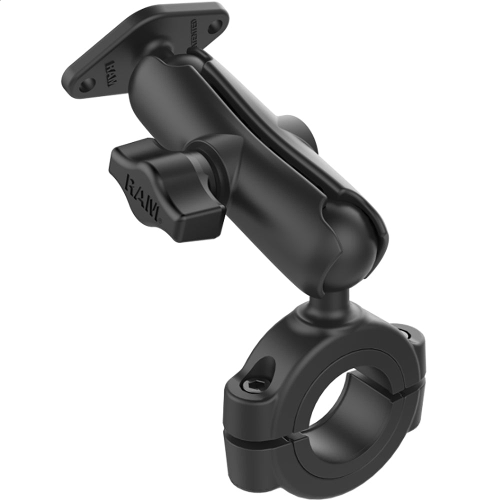 RAM Mount Torque 118 112 Diameter HandlebarRail Base w1 Ball Medium Arm Diamond Ball Plate RAMB40811215238U