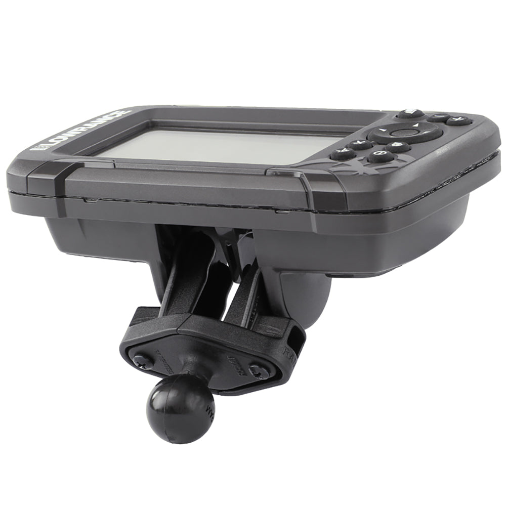 RAM Mount B Size 1 Fishfinder Ball Adapter for the Lowrance Hook2 Series RAMB202LO12
