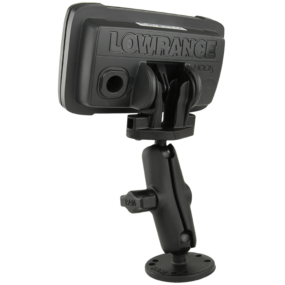 RAM Mount B Size 1 Fishfinder Mount for the Lowrance Hook2 Series RAMB101LO12