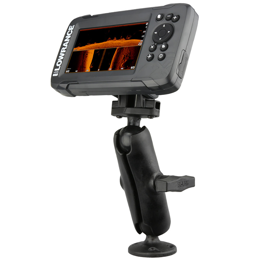 RAM Mount C Size 15 Composite Fishfinder Mount for the Lowrance Hook2 Series RAP101LO12