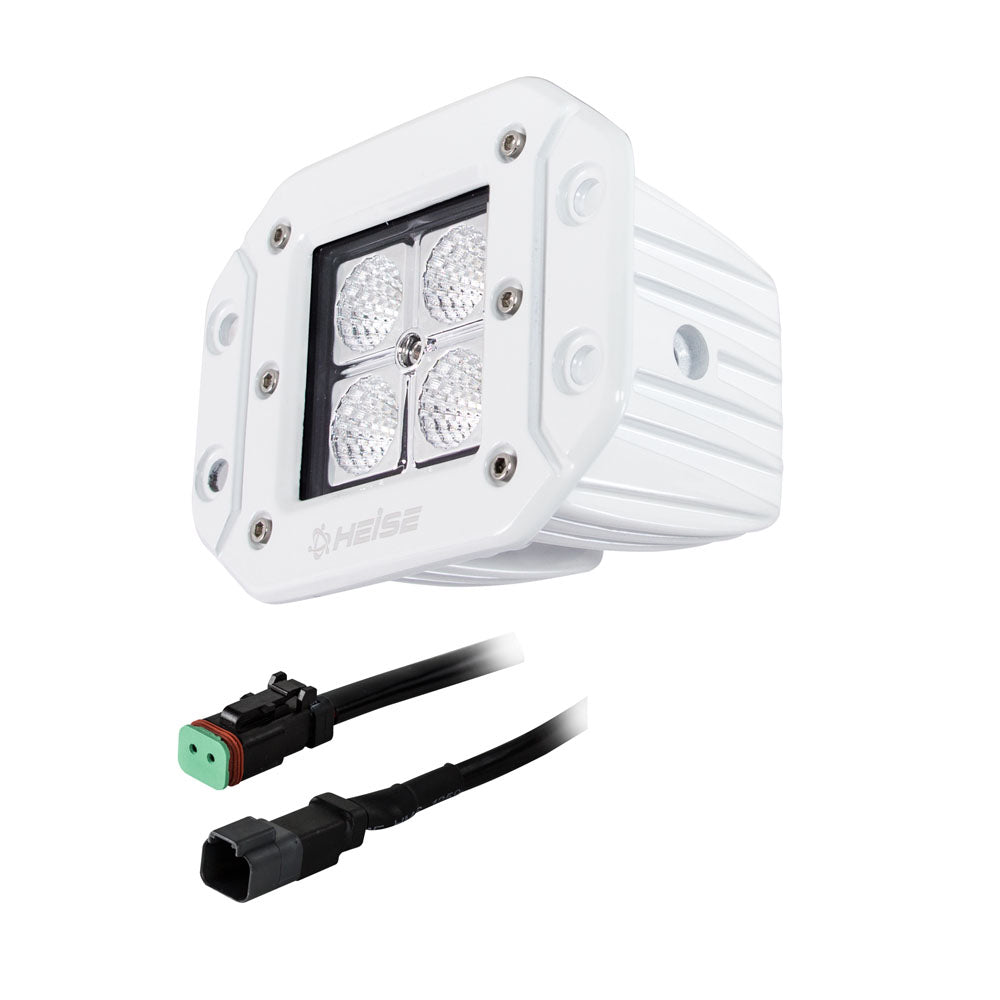 HEISE 4 LED Marine Cube Light Flush Mount 3 HEMFMCL2