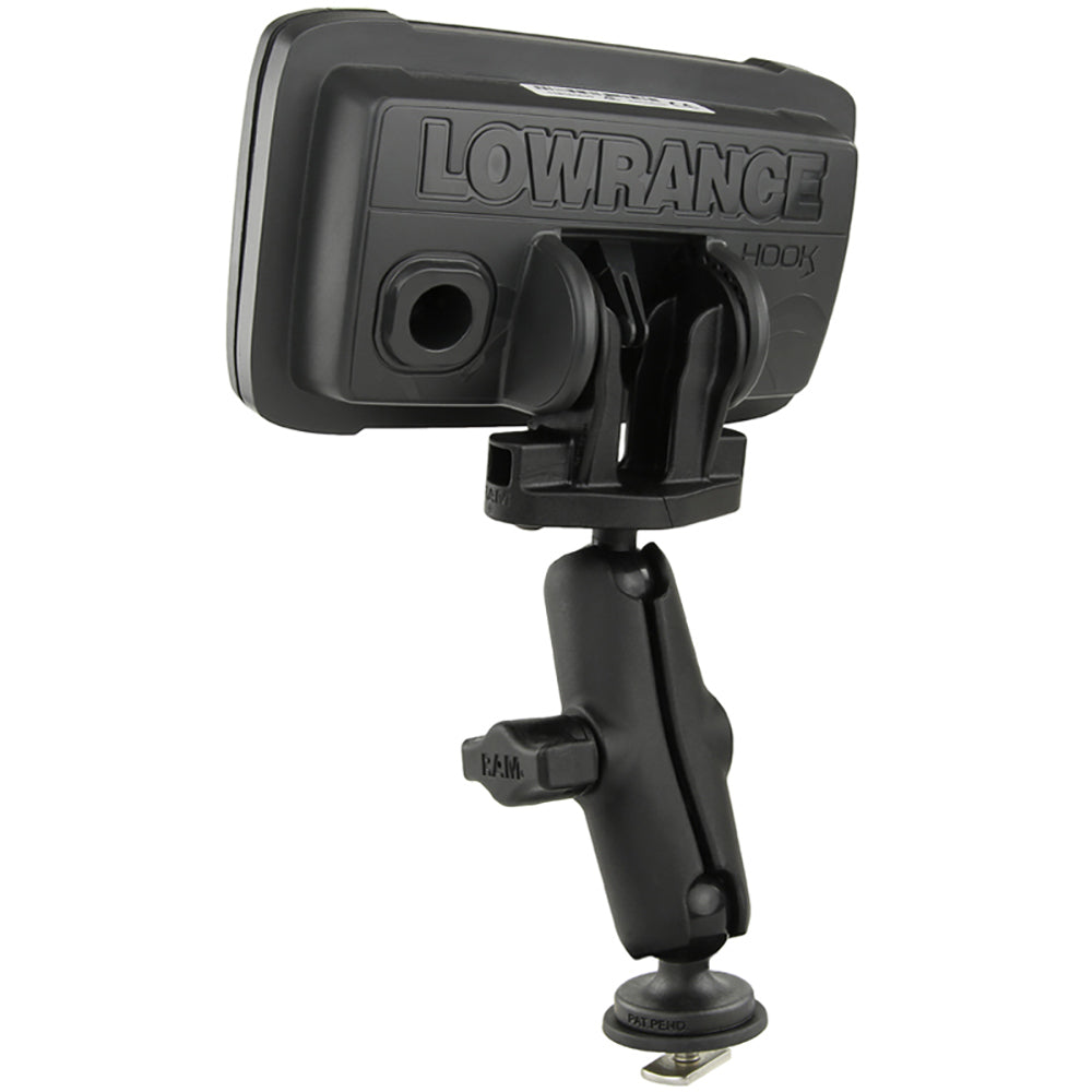 RAM Mount Fishfinder Mount fLowrance Hook2Series 1 Track Mount RAMBLO12354TRA1