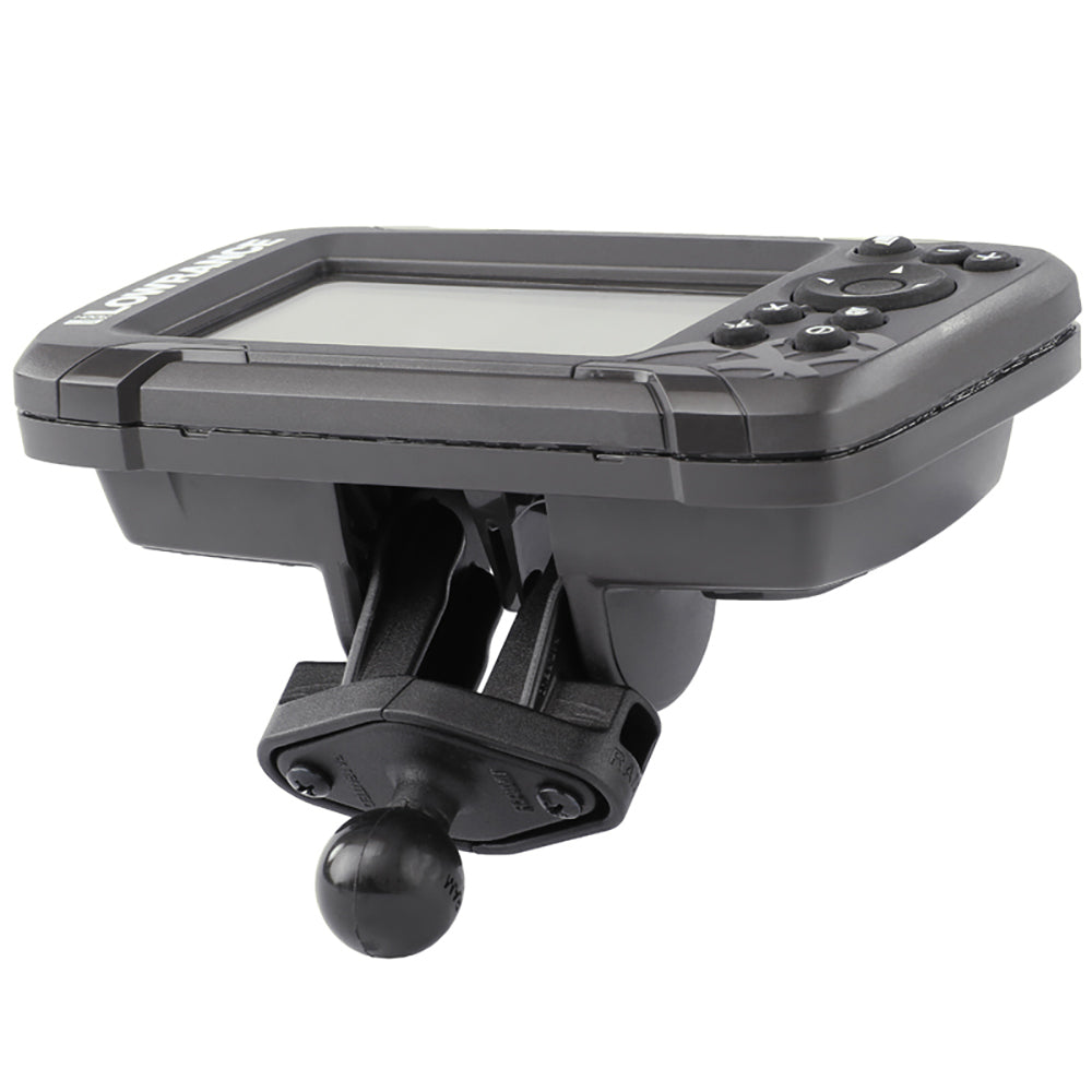 RAM Mount Fishfinder Mount fLowrance Hook2Series 1 Track Mount RAMBLO12354TRA1