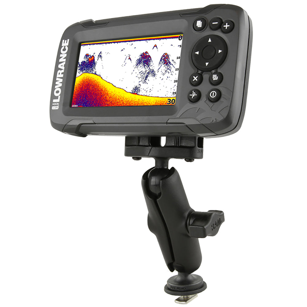 RAM Mount Fishfinder Mount fLowrance Hook2Series 1 Track Mount RAMBLO12354TRA1