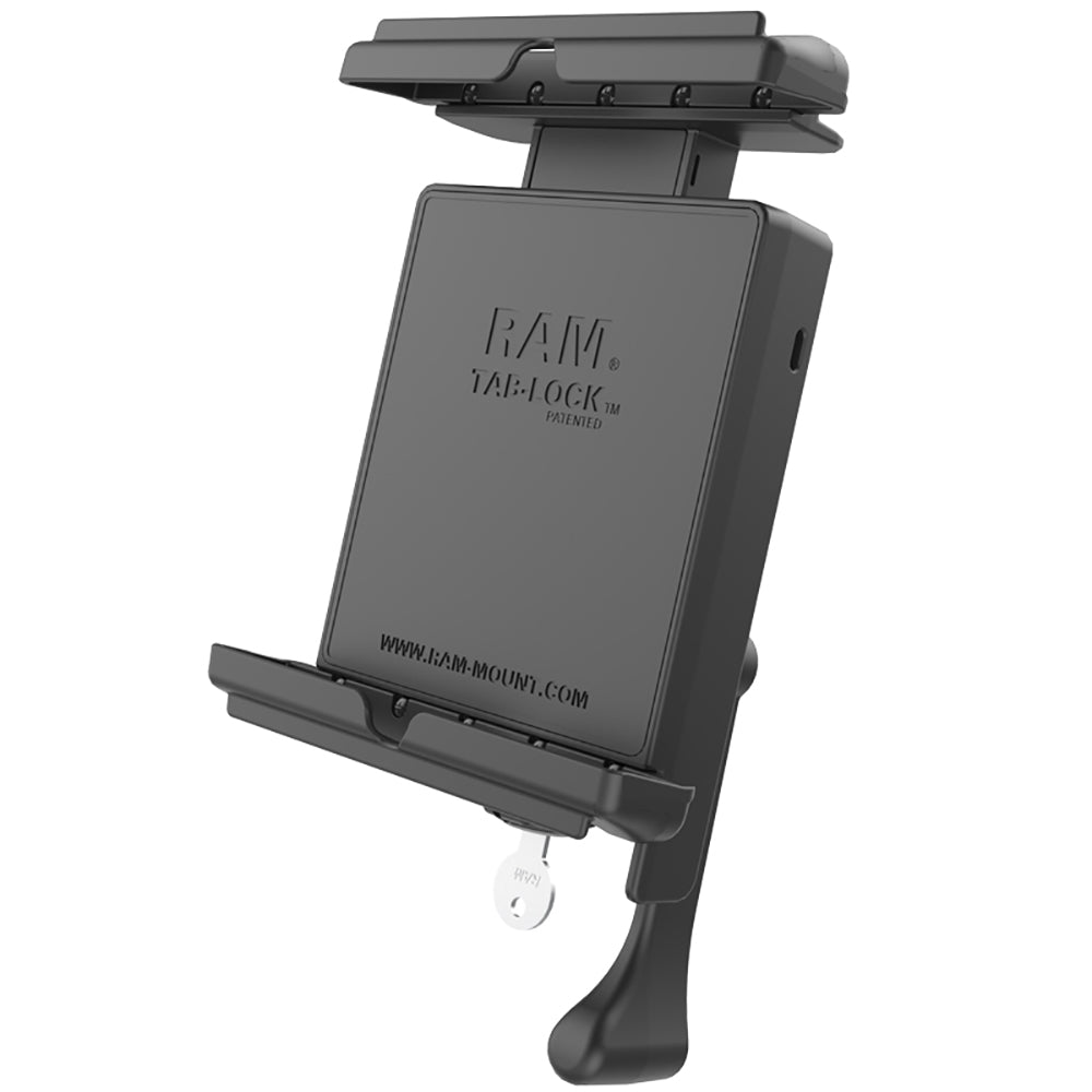 RAM Mount TabLock Locking Cradle fApple iPad mini 13 wCase Skin Sleeve RAMHOLTABL12U