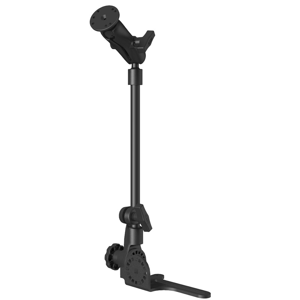 RAM Mount Universal NoDrill RAM POD HDVehicle Mount wDouble Socket Arm 25 Round Base AMPs Hole Pattern RAM316HD18202U