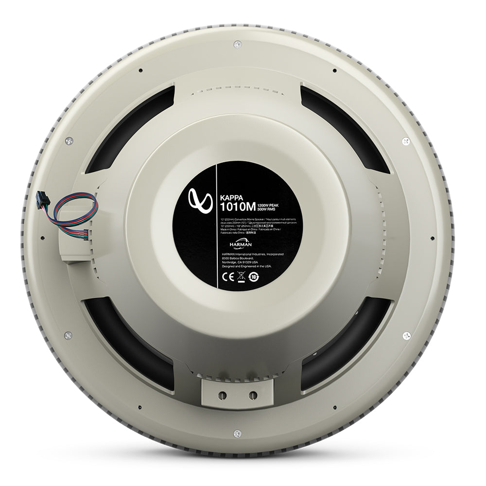 Infinity 10 Marine RGB Kappa Series Speakers White KAPPA1010M