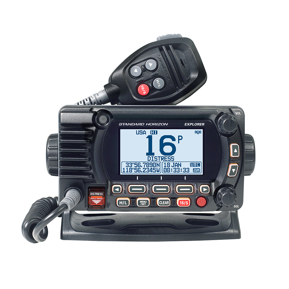 Standard Horizon GX1800G Fixed Mount VHF wGPS Black GX1800GB