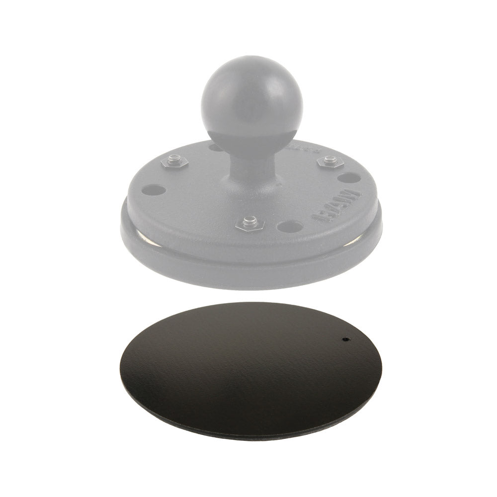RAM Mount Steel Adhesive Plate Adapter fMagnetic Mounts RAM343PU