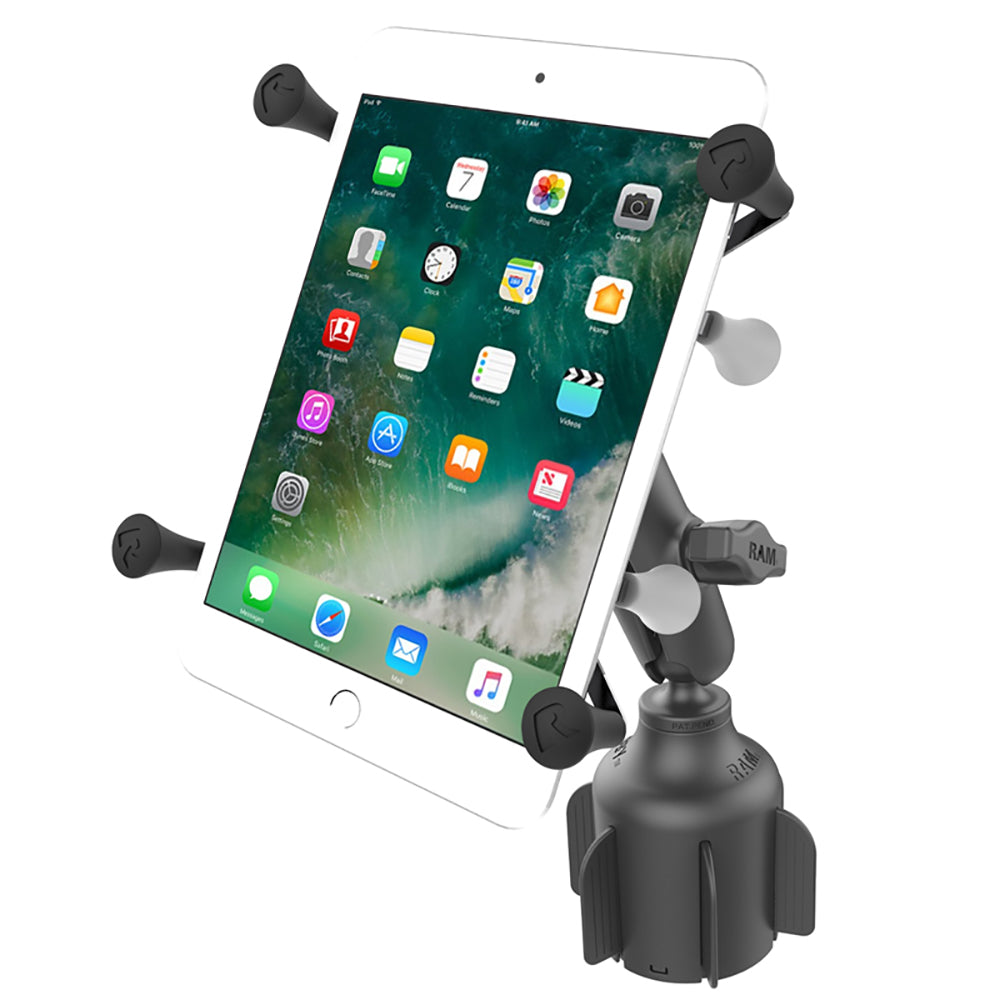 RAM Mount RAM XGrip f78 Tablets wRAM Stubby Cup Holder Base RAPB2994UN8U