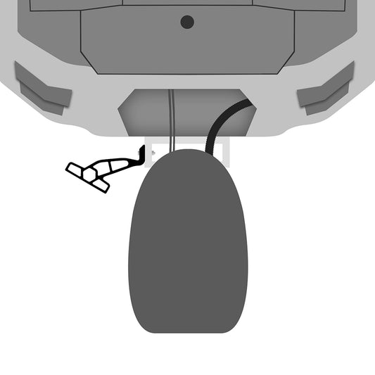 Minn Kota Raptor Jack Plate Adapter Bracket Port 2 Setback 6 Rise Black 1810363