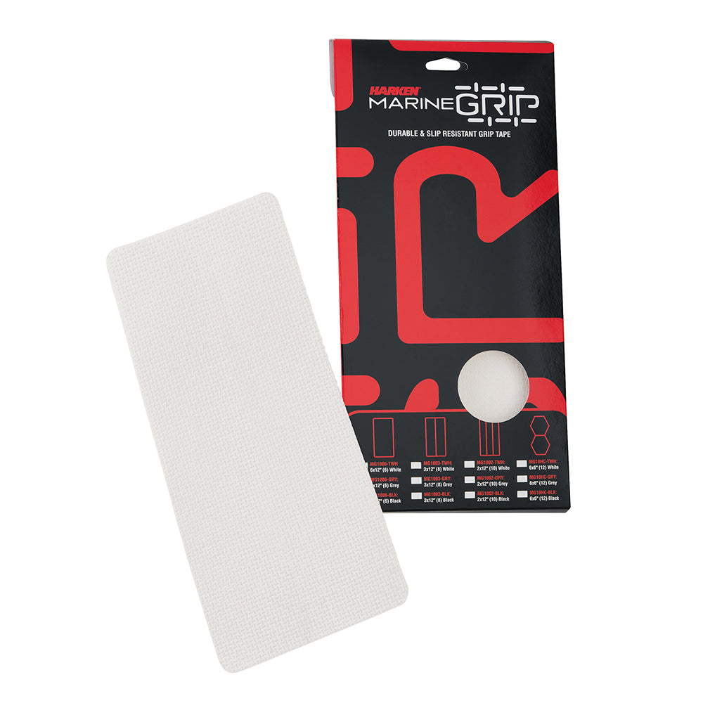 Harken Marine Grip Tape 6 x 12 Translucent White 6 Pieces MG1006TWH