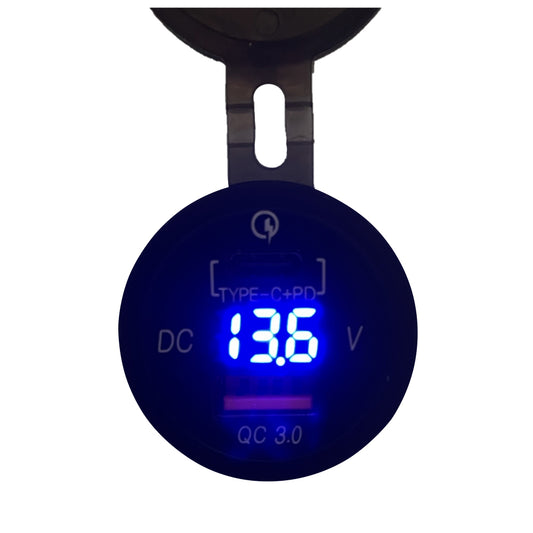 PolyPlanar Panel Mount USB Charging Ports 12V USBPM2