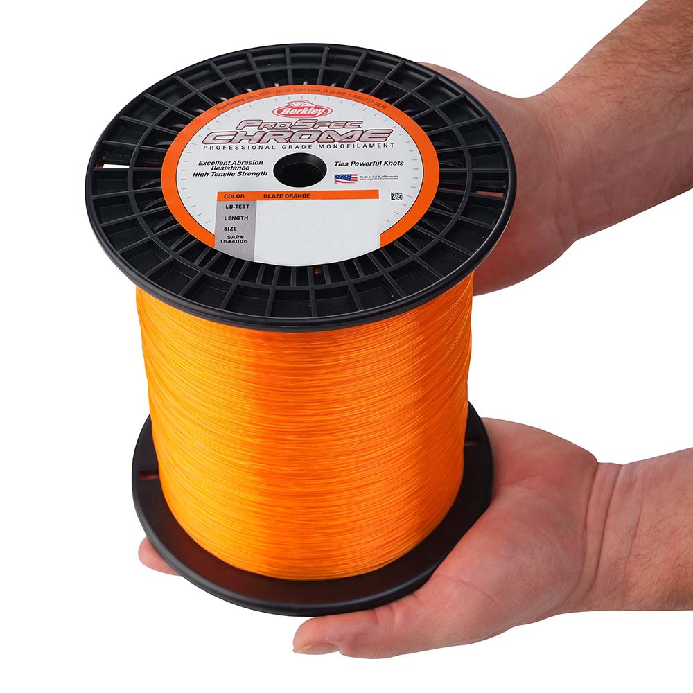 Berkley ProSpec Chrome Blaze Orange Monofilament 40 lb 3000 yds PSC3B4080 1544005