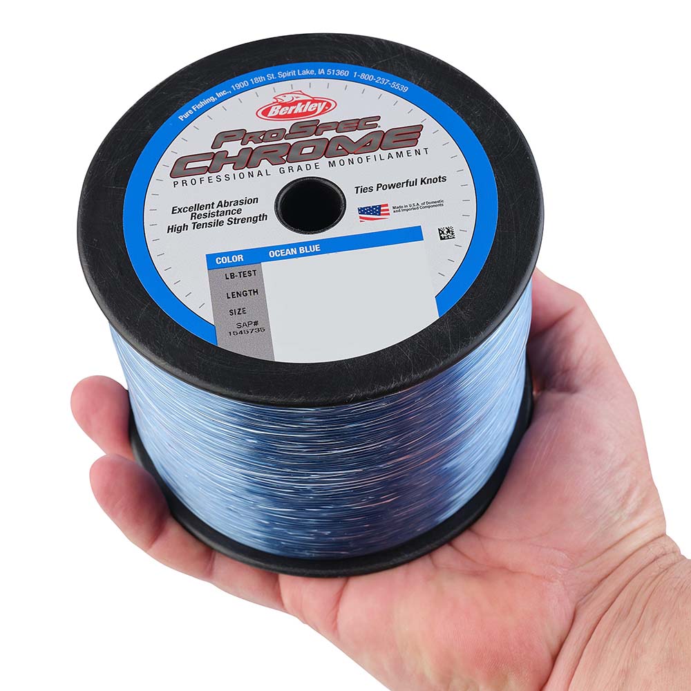 Berkley ProSpec Chrome Ocean Blue Monofilament 20 lb 1000 yds PSC1B20OBL 1545731