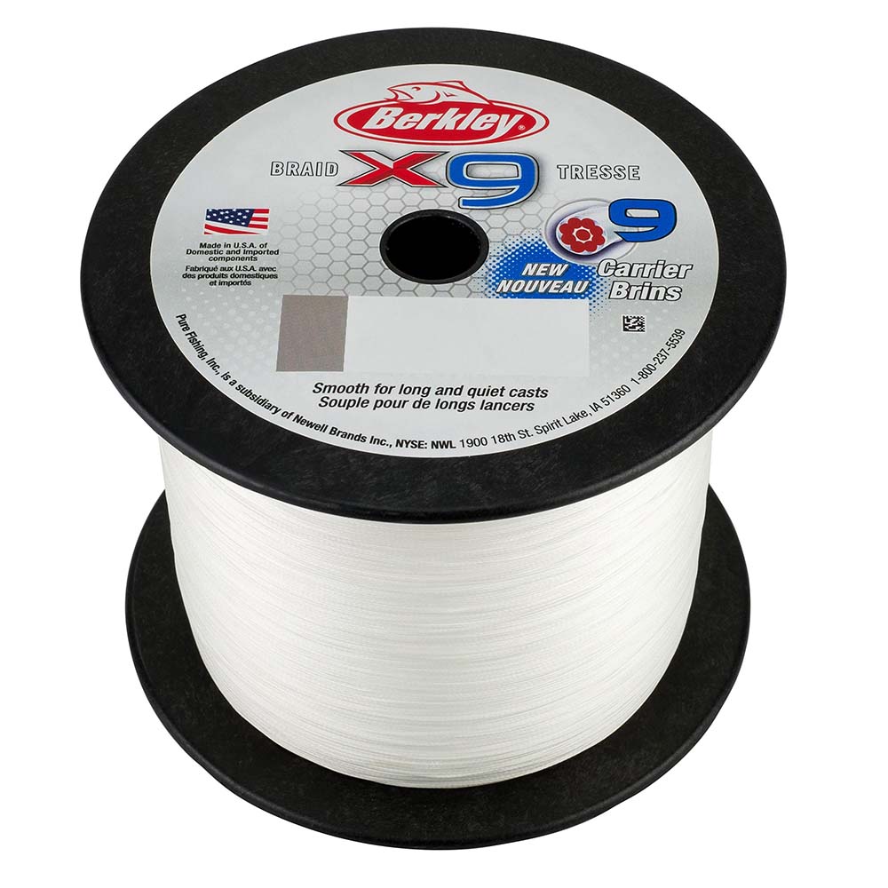 Berkley x9 Braid Crystal 20lb 2188 yds X9BBK20CY 1486910
