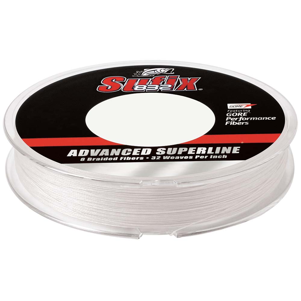 Sufix 832 Advanced Superline Braid 15lb Ghost 300 yds 660115GH