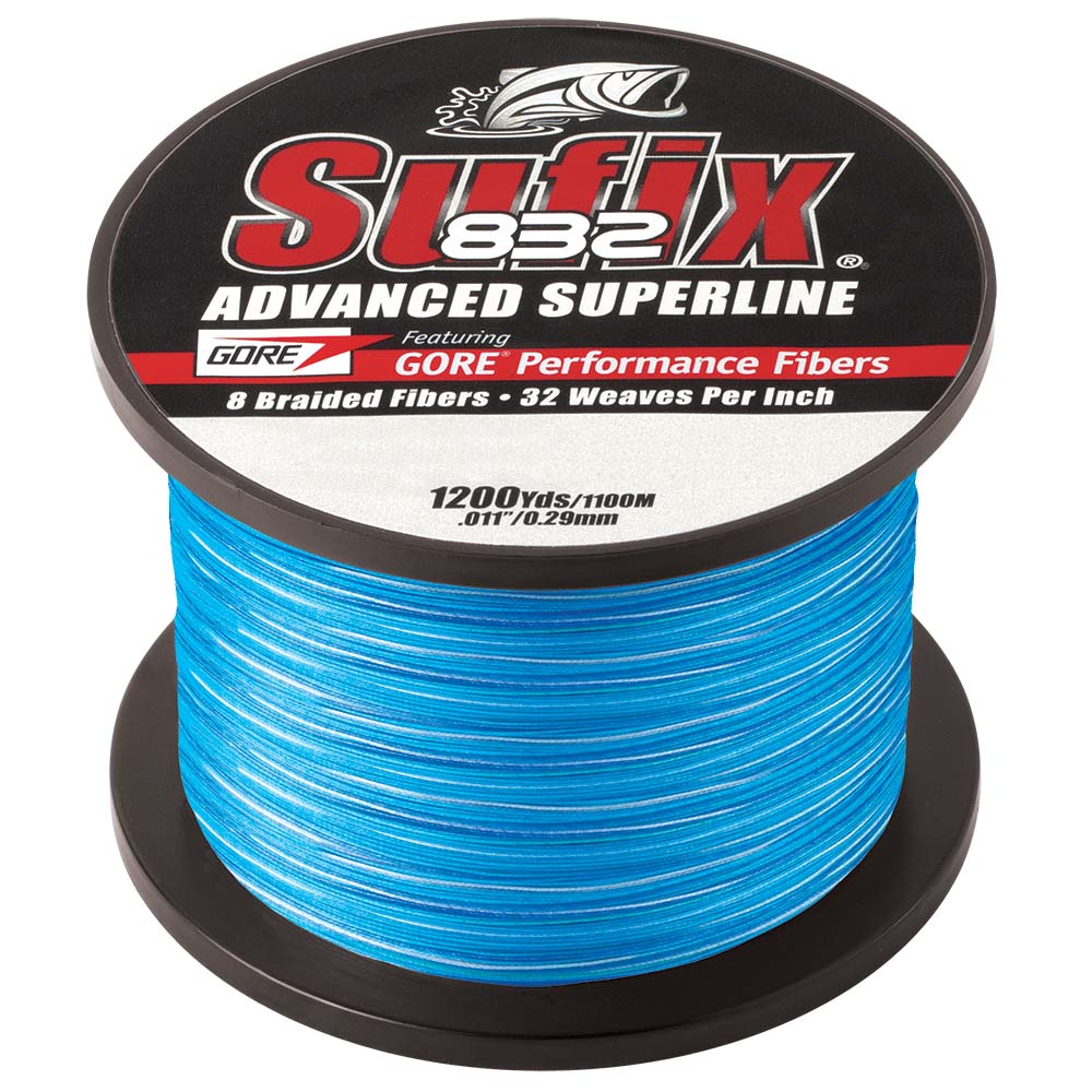Sufix 832 Advanced Superline Braid 20lb Coastal Camo 1200 yds 660320CC