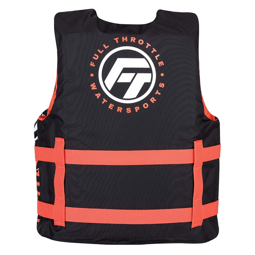 Full Throttle Youth Nylon Life Jacket PinkBlack 11220010500222