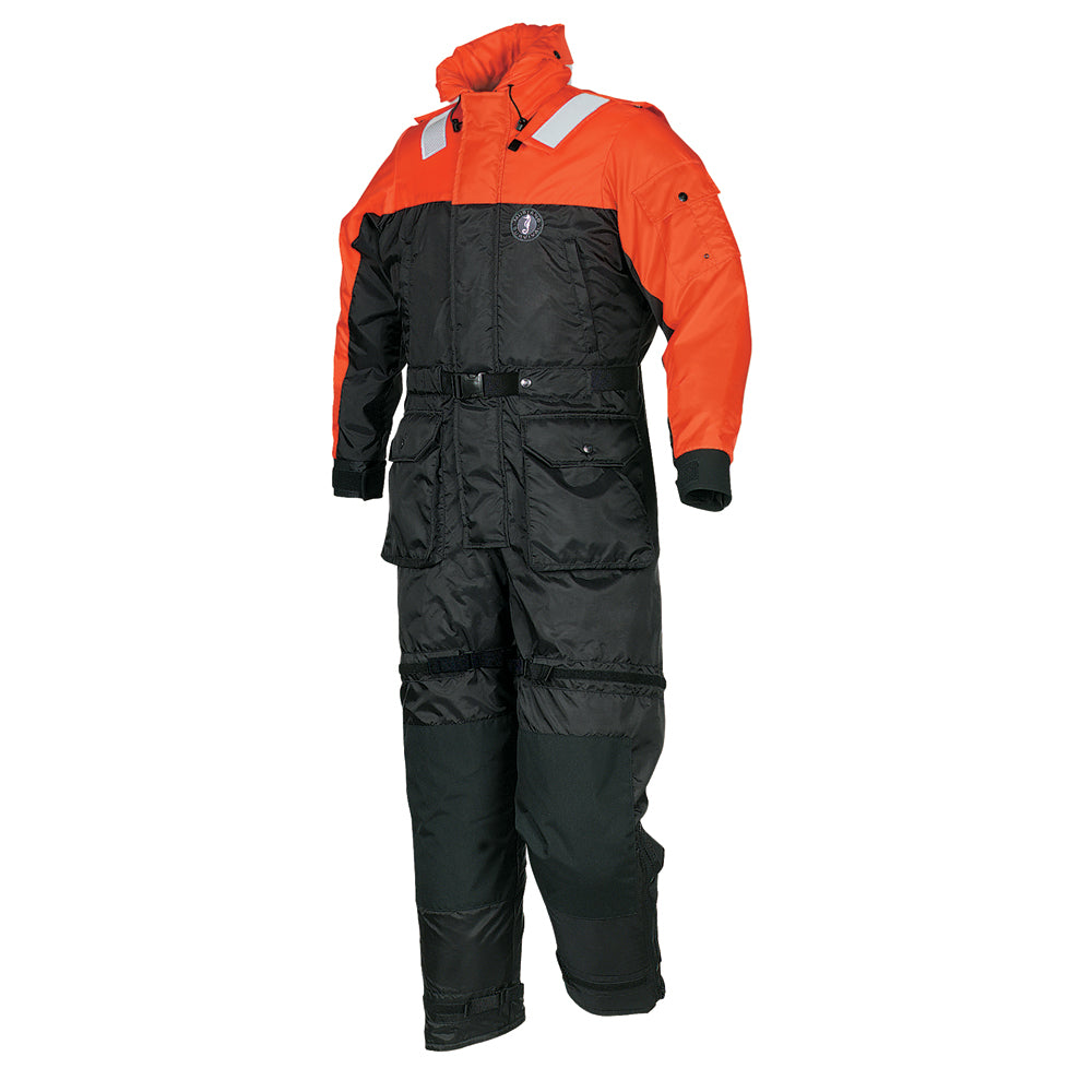 Mustang Deluxe AntiExposure Coverall Work Suit OrangeBlack XL MS217533XL206