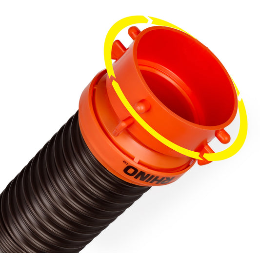 Camco RhinoFLEX 5 Sewer Hose Extension wSwivel Bayonet Lug 39765