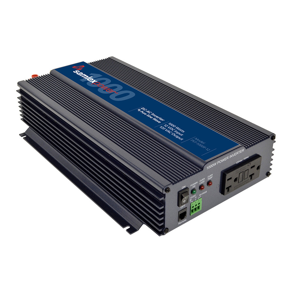 Samlex PST1000F12 1000W Pure Sine Wave Inverter 12V Input 120VAC Output PST1000F12