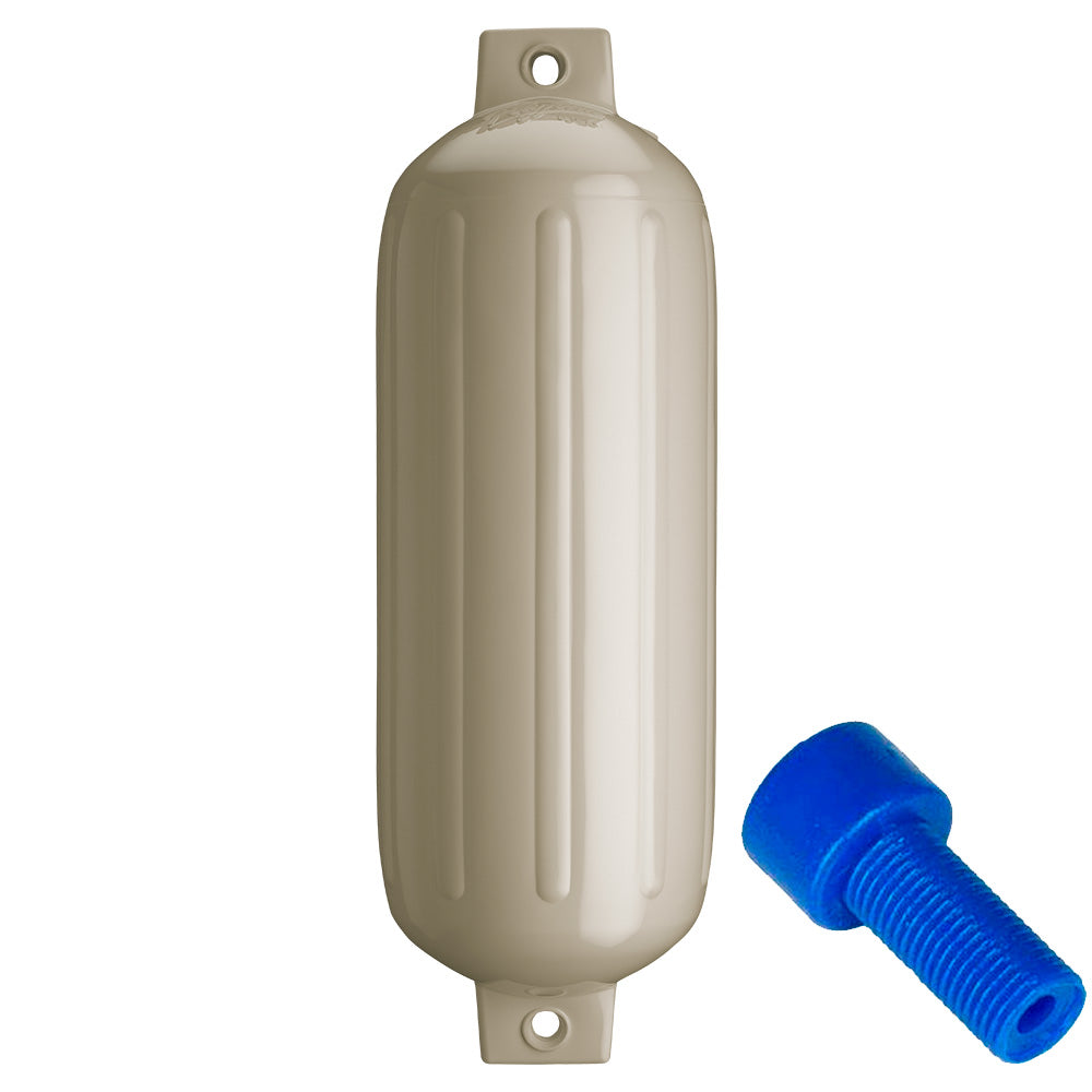 Polyform G5 Twin Eye Fender 88 x 268 Sand wAdapter G5 SAND WAIR ADAPTER