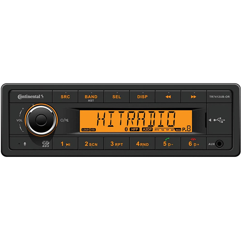 Continental Stereo wAMFMBTUSB 12V TR7412UBOR