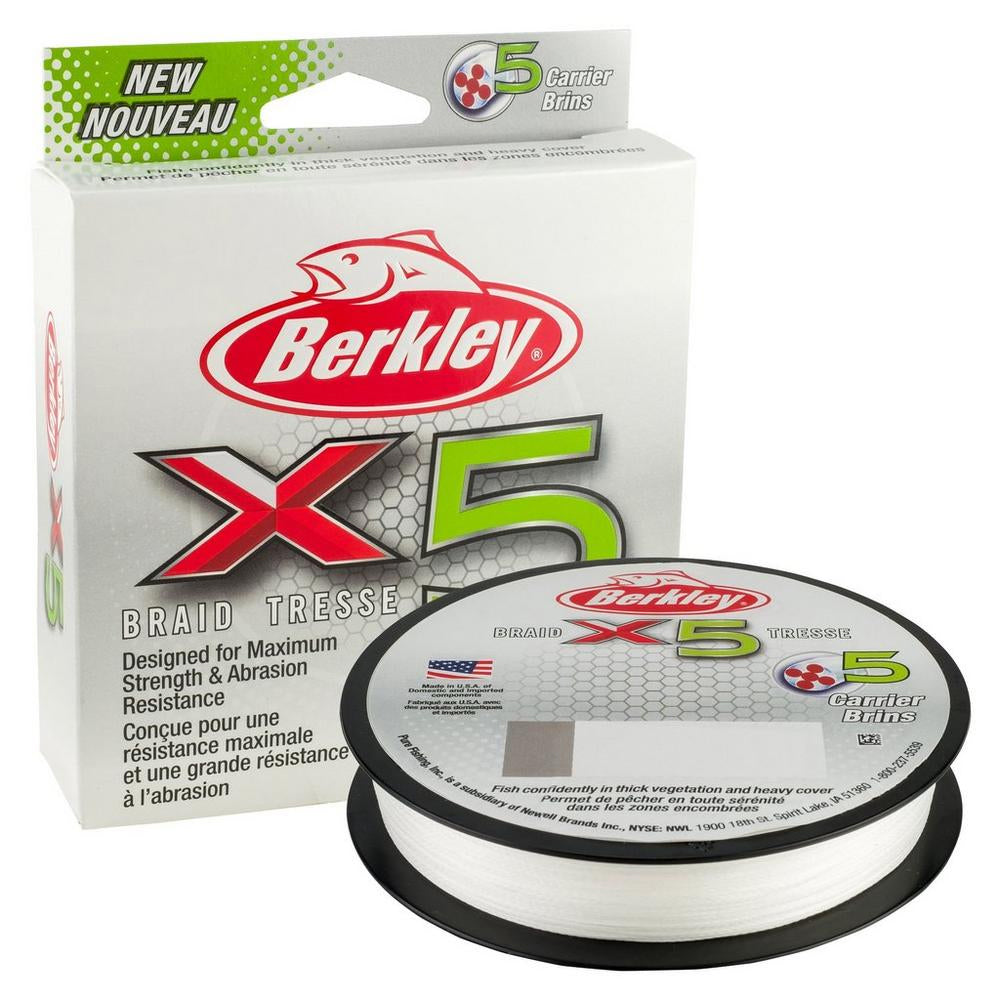 Berkley x5 Braid 104 328yds Crystal 1486790