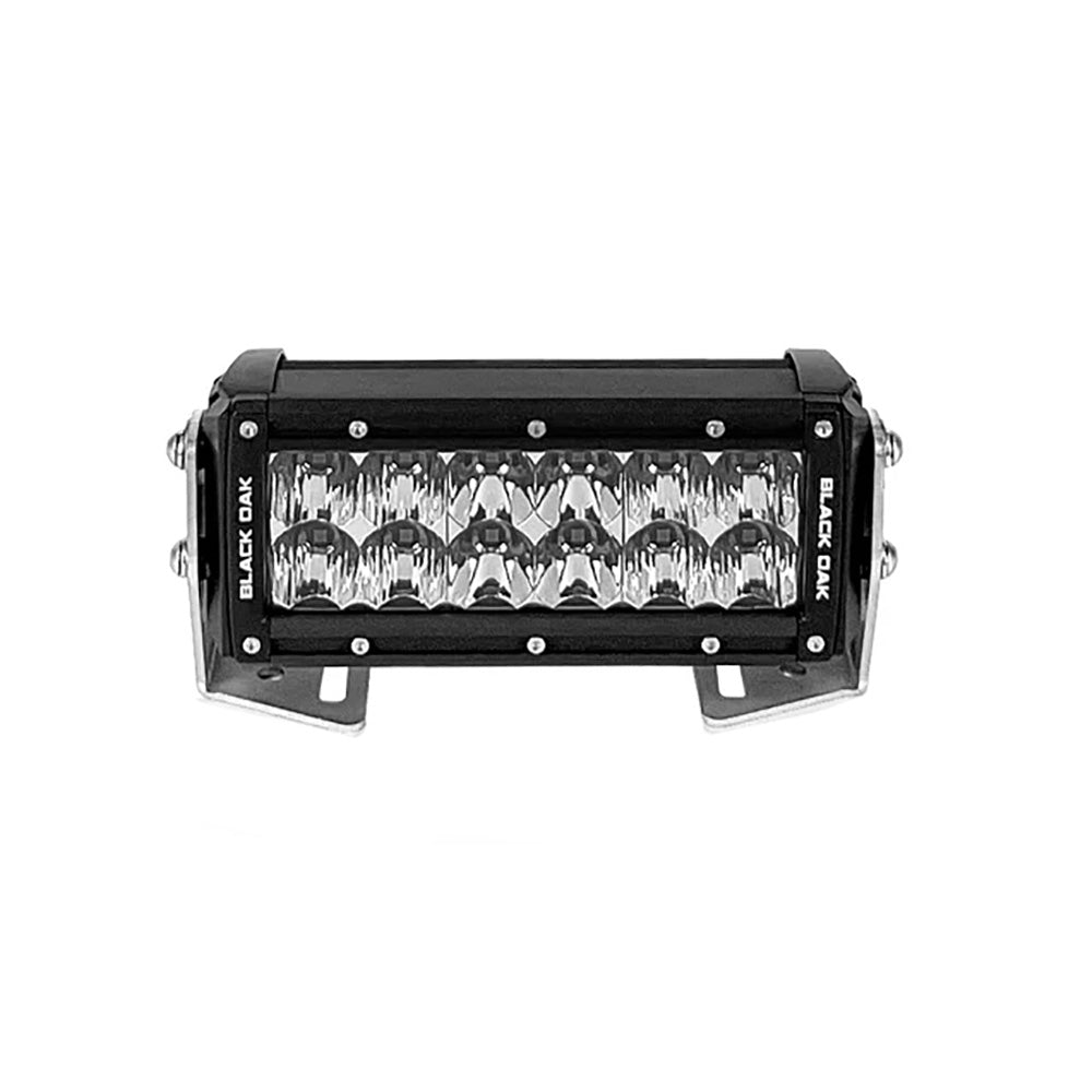 Black Oak Pro Series 30 Double Row 6 LED Light Bar Combo Optics Black Housing 6CD5OS