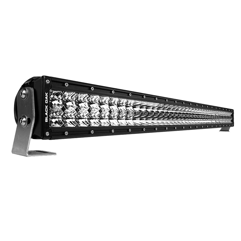 Black Oak Pro Series 30 Double Row 40 LED Light Bar Combo Optics Black Housing 40CD5OS