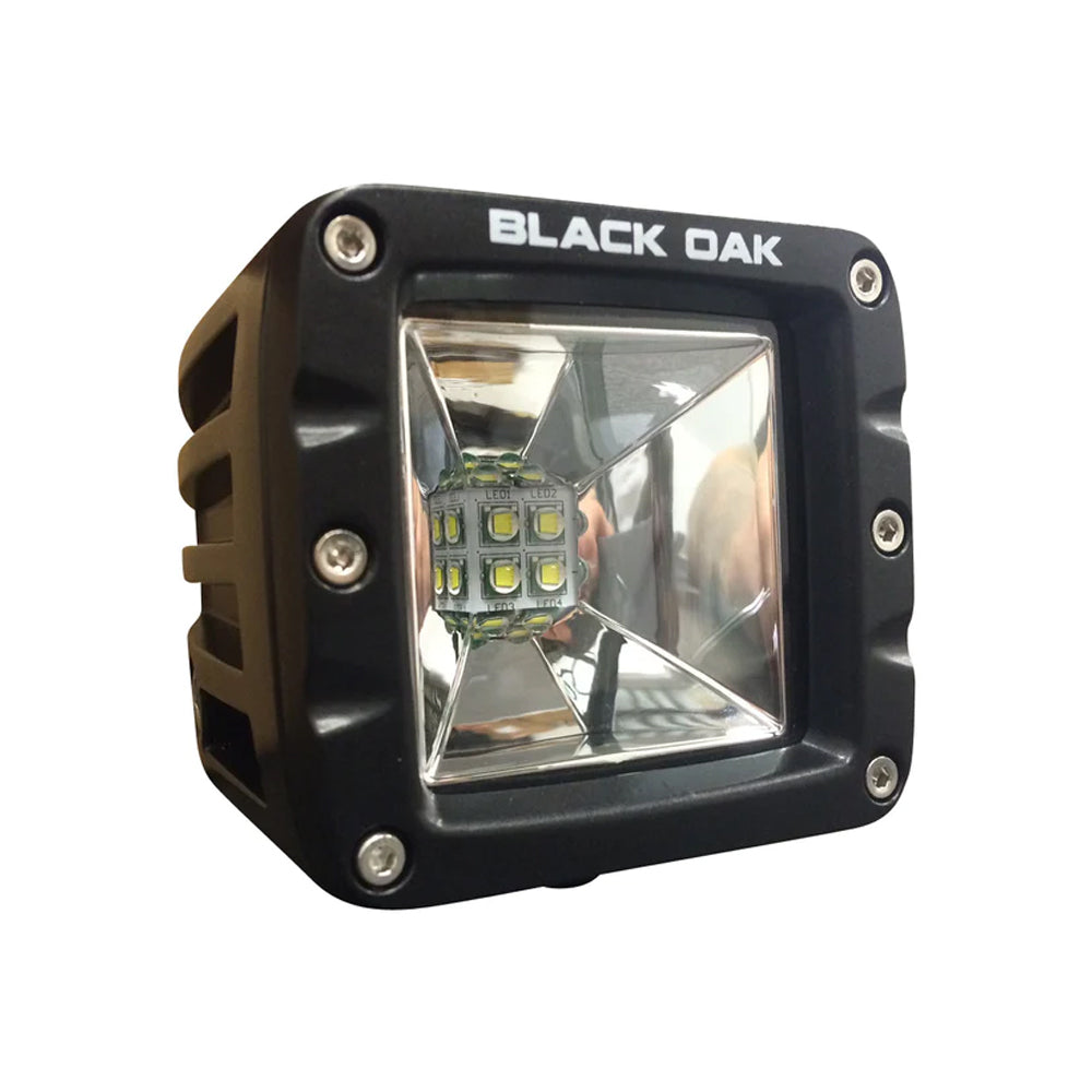 Black Oak 2 LED Light Pod Scene Optics Black Housing Pro Series 30 2SLPOD10CR
