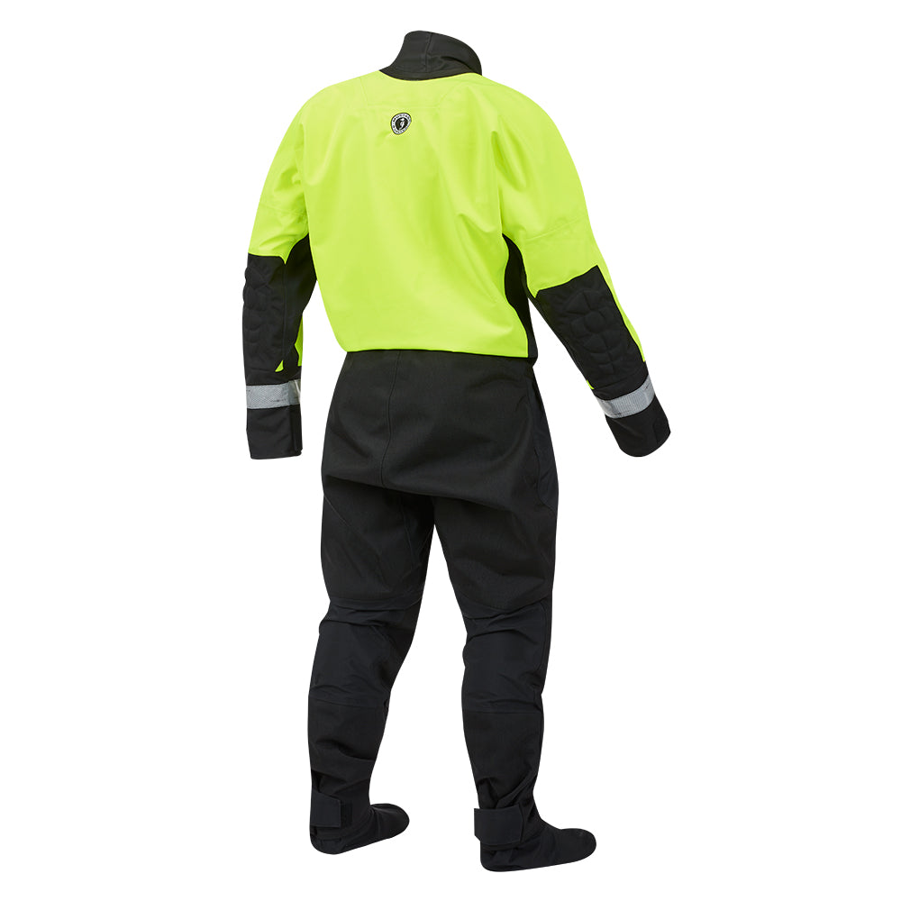 Mustang MSD576 Water Rescue Dry Suit Fluorescent Yellow GreenBlack XL MSD57602251XL101