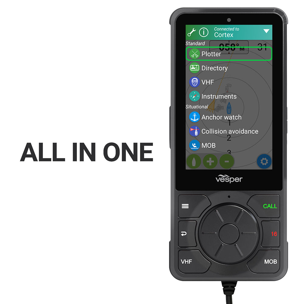 Vesper Cortex V1 VHF Radio wSOTDMA SmartAIS Remote Vessel Monitoring Works Worldwide 0100281420