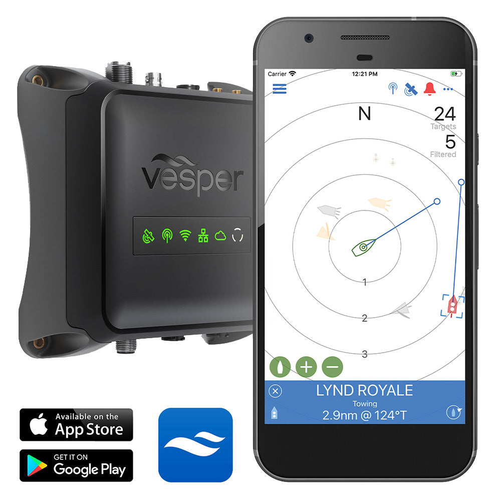 Vesper Cortex M1 Full Class B SOTDMA SmartAIS Transponder wRemote Vessel Monitoring Works Worldwide 0100281520
