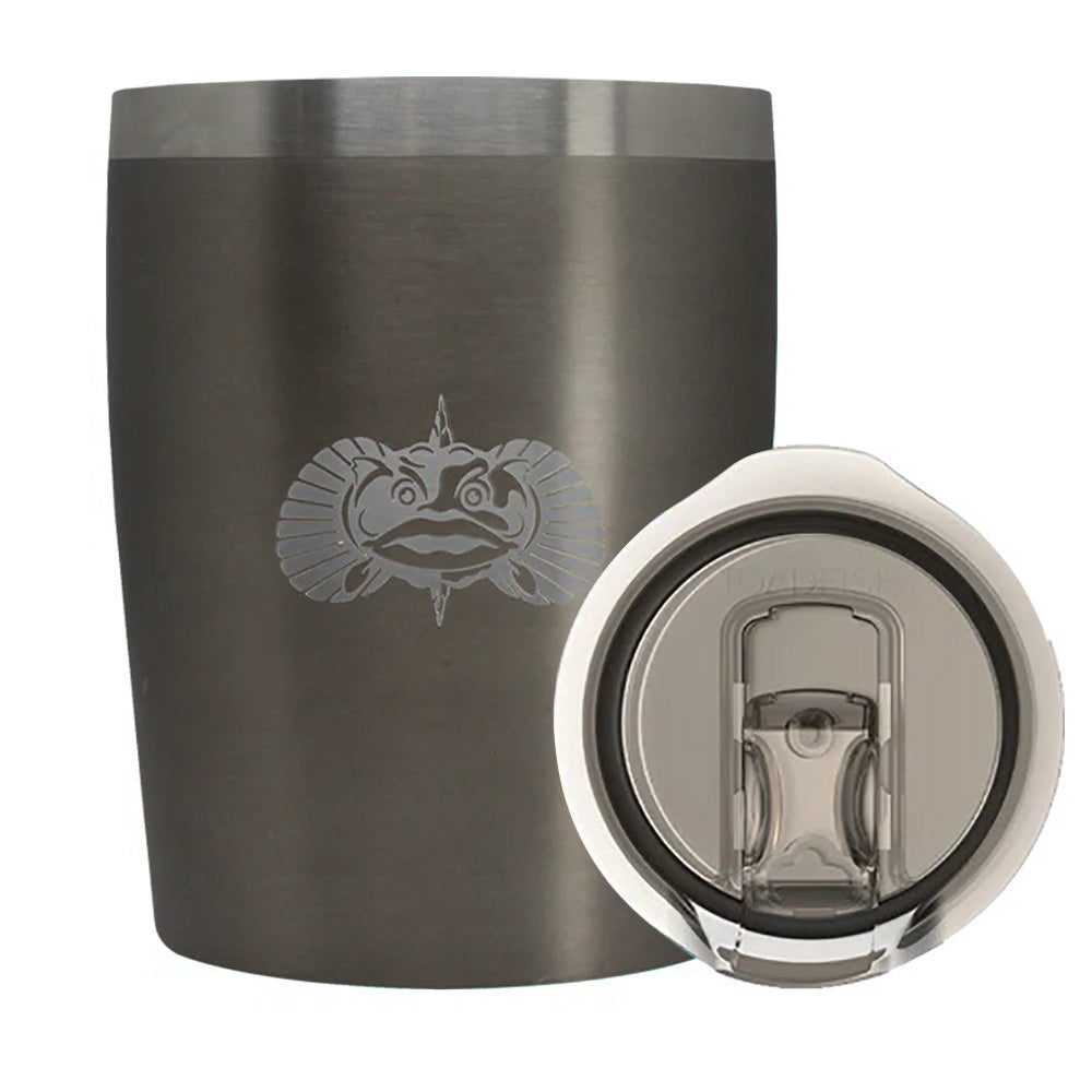 Toadfish NonTipping 10oz Rocks Tumbler Graphite 1077