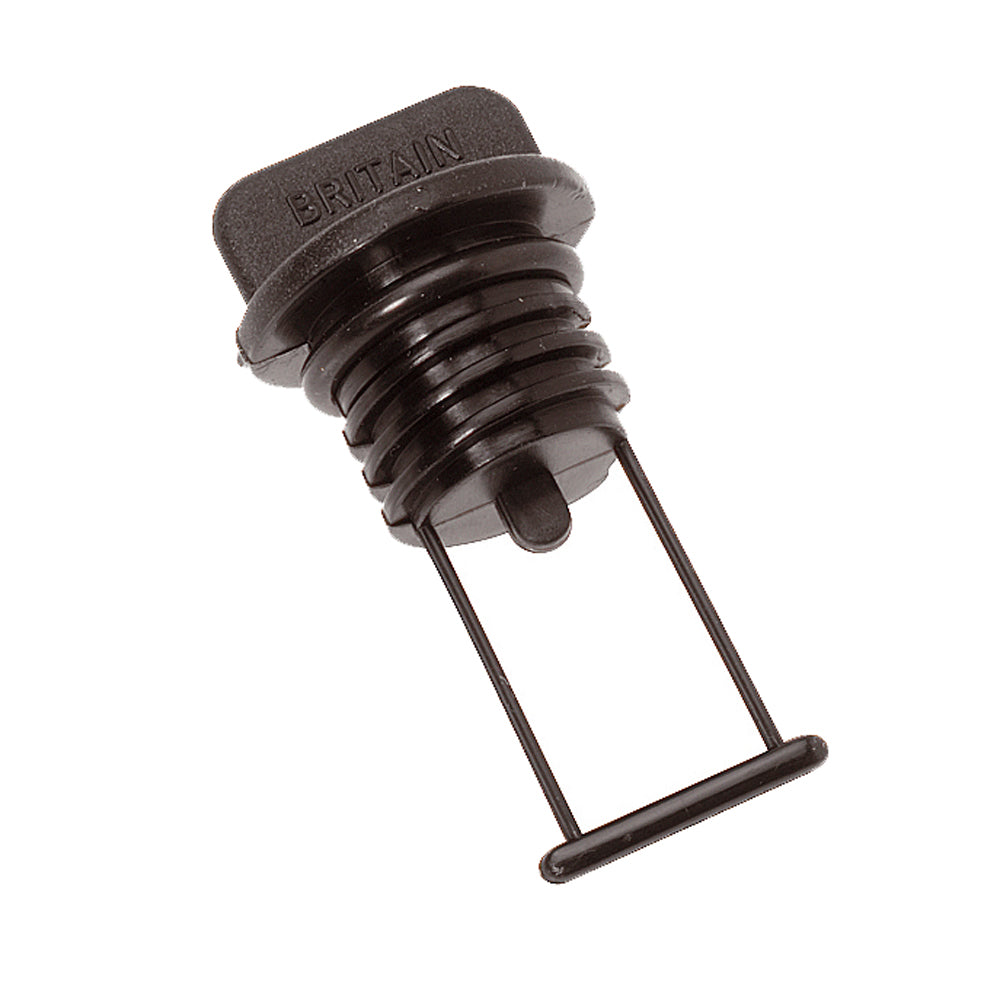 Barton Marine Drain Plug Black 15mm 1932 42357