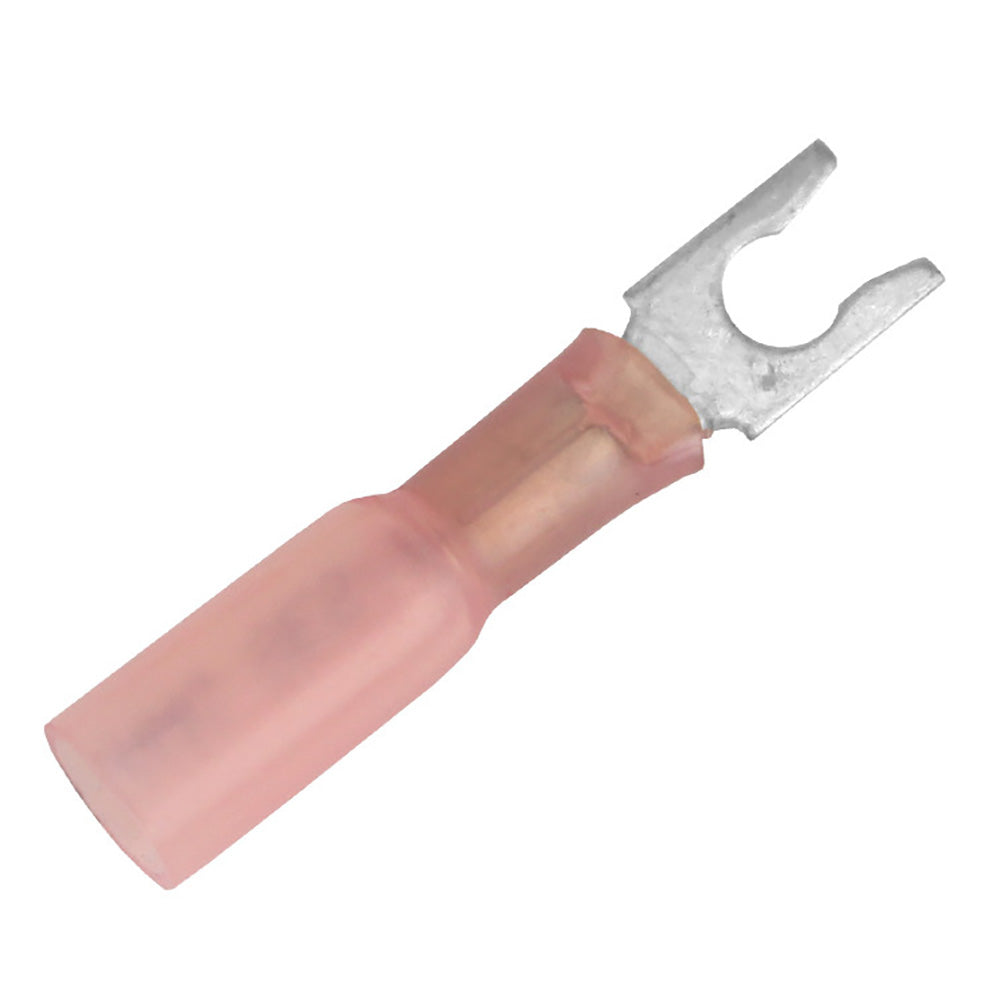 Pacer 2218 AWG Heat Shrink Spade Terminal 8 Stud Size 25 Pack TE188SLF25