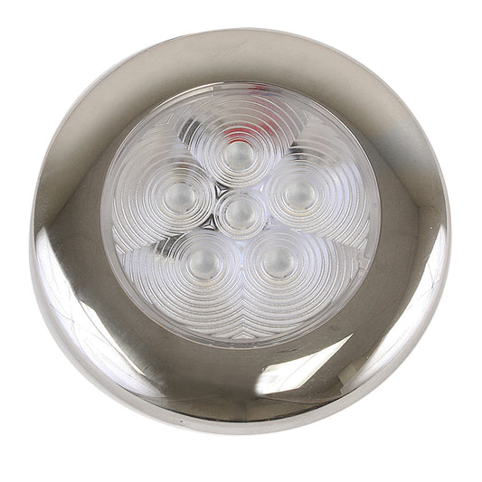 Scandvik B3 Downlight Surface Mount  Blue  SS Trim  IP67  1224V 41321P