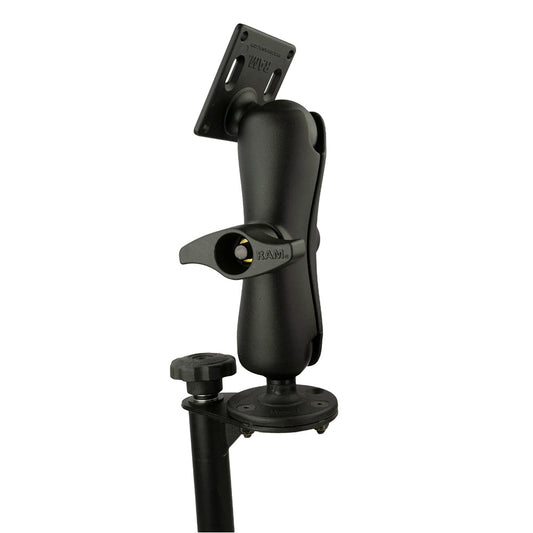 RAM Mount 8 Upper Flange Pole with D Size 75x75mm VESA Mount RAMVPTTMF8D1012461U