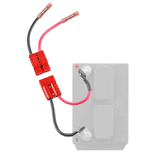 ConnectEase Quik12 12V Trolling MotorLawn Tractor Quick Connect System RCE12VBLTK