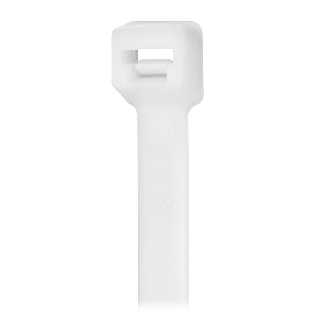 Pacer 6 Cable Tie  Natural Color  3040lb Tensile Strength  15 Bundle Diameter  100 Piece Bag CT15I100