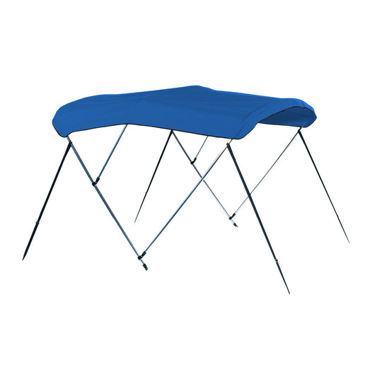 Carver 4 Bow 8 Pontoon Bimini Top wBoot  Pacific Blue Acrylic A8SQ4893UB04