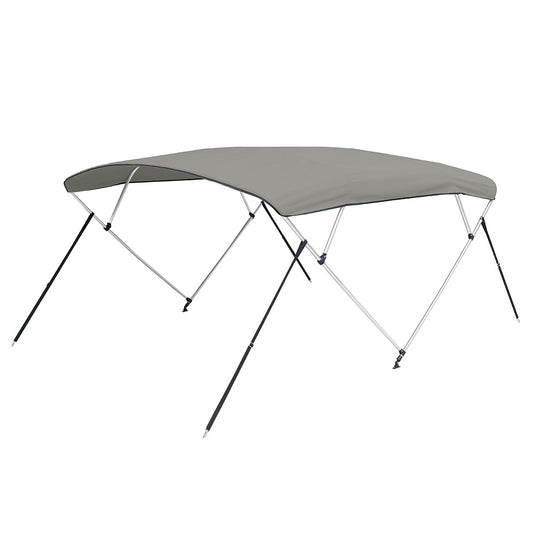 Carver 3 Bow 5487U Bimini Top with Boot  Cadet Grey Acrylic A5487UB10