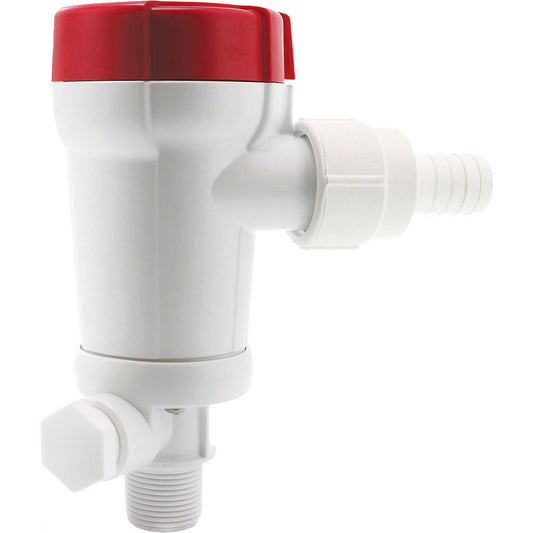 Rule 1100 GPH Livewell Pump Straight Seacock Inlet 605FC