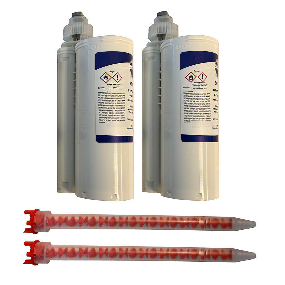 Seakeeper Ride Adhesive Installation Kit  2 SCIGRIP 490 ml 101 Ratio Adhesives  2 Mixing Nozzles WO Dispenser 41174