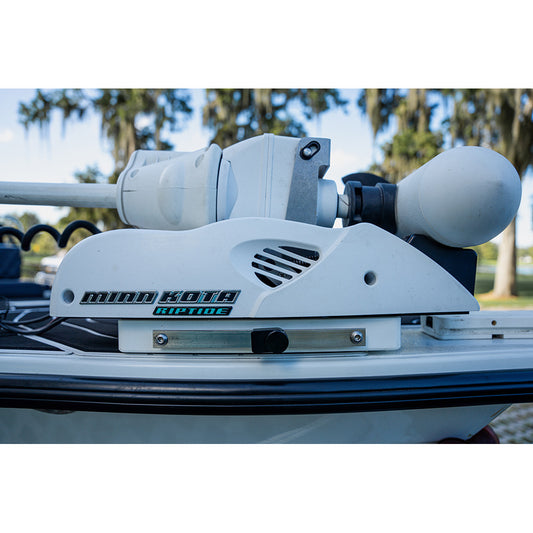Secure Outdoors Elite Lock  Single  Minn Kota QRB  Black SOELSMKBK