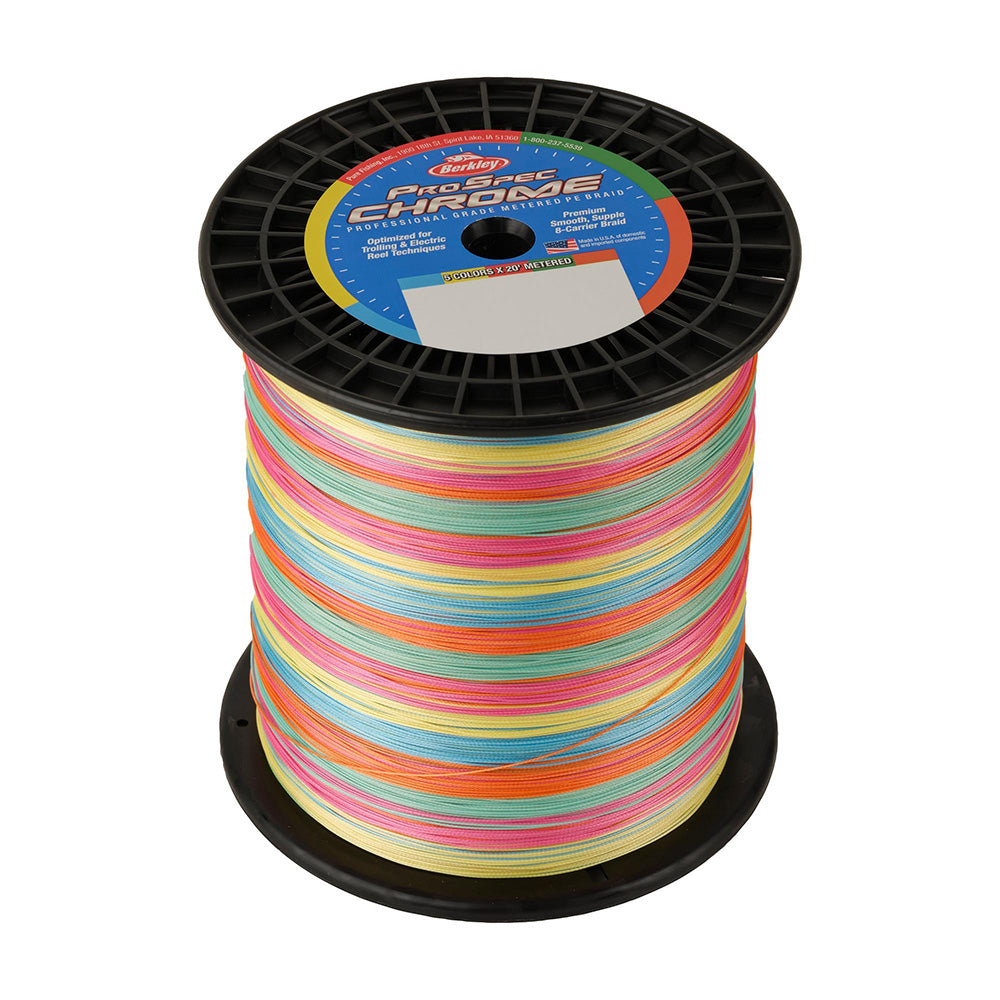 Berkley Prospec Chrome 5 x 20 Metered Braid  100lb  3000yd 1621894