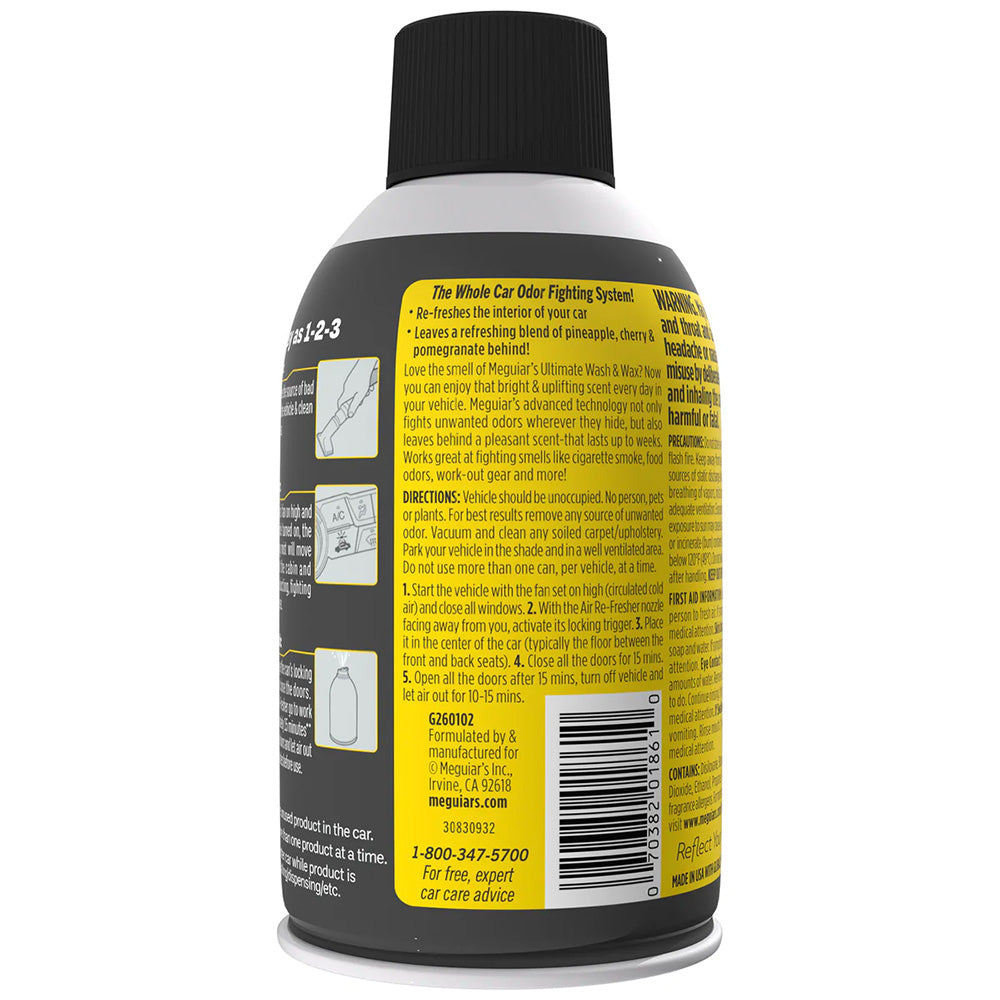 Meguiars Ultimate Whole Car Air ReFresher Aerosol  2oz G260102